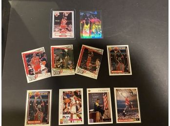Michael Jordan Lot- 10 Cards