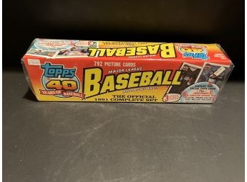 1991 Topps 40 Years Of Baseball Sealed Set