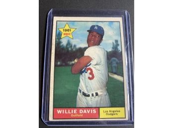 1961 Topps Rookie Willie Davis # 506