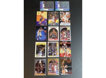 Basketball Cards- Larry Johnson/ David Robinson/ Anfernee Hardway