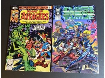 Cyber Force & Marvel Avengers Comic Book