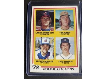 1978 Rookie Pitchers # 703* Jack Morris/ Anderson/ Jones Mahler