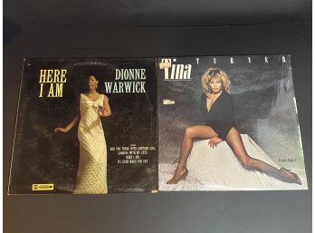 Tina Turner Private Dancer & Dionne Warwick Here I Am Albums