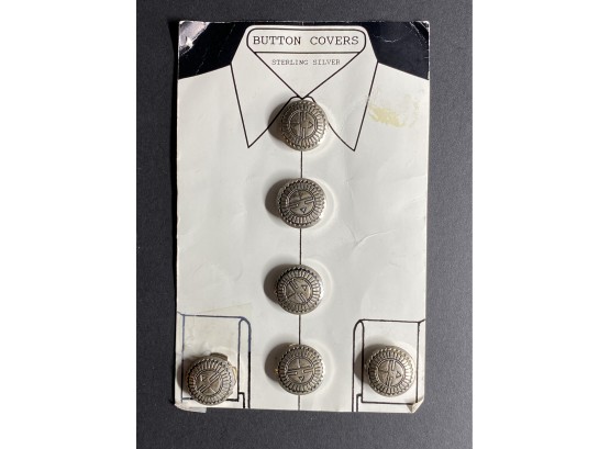 Sterling Sliver Button Covers