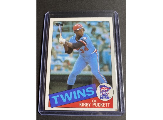 85 Topps Kirby Puckett # 536 Rookie Card