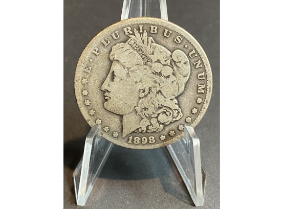 1898- S Morgan Dollar