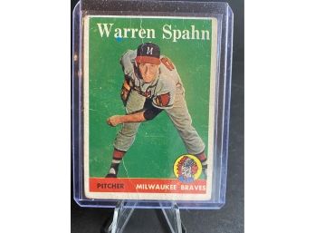 1958 Topps Warren Spahn #270