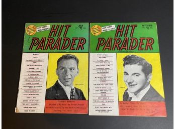 (2) Hit Parader Magazine 1954