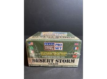Sealed Desert Storm Cards Pro Set