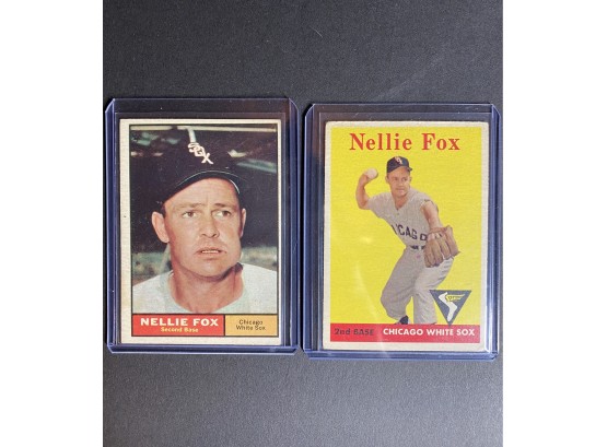 58/61 Topps Nellie Fox Vintage Baseball Cards