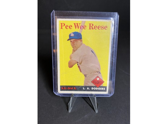 58 Topps Pee Wee Reese # 375