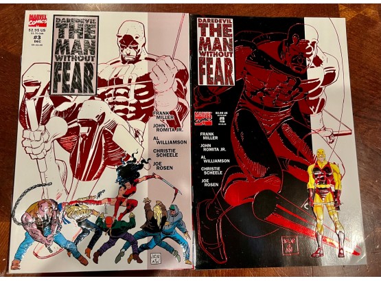 Marvel Daredevil Man Without Fear 1-5 Comic Books