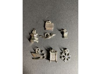 7 Charms - Not Sterling Silver