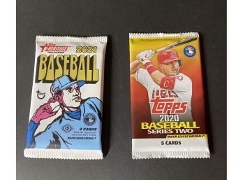 20 Topps Series 2 & 21 Heritage Baseball- Sealed Packs