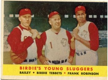 1958 TOPPS BIRDIE'S YOUNG SLUGGERS #386 Cincinnati
