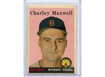 1958 Topps Charley Maxwell # 380