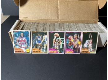 1981-81 Topps Basketball Cards- Not Complete