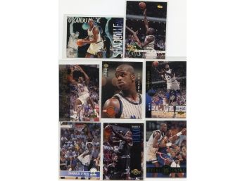 (8) Shaquille O' Neal Cards