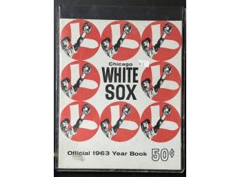 Official 1963 Year Book Chicago White Sox