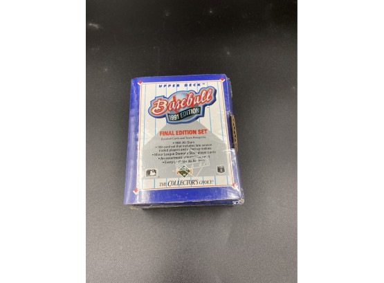 1991 Upper Deck Final Edition - New/ Sealed In  Box