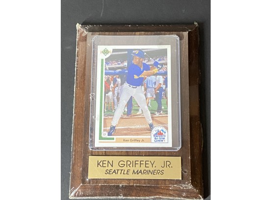 Ken Griffey, Jr. Plaque W/ 1991 Upper Deck Card