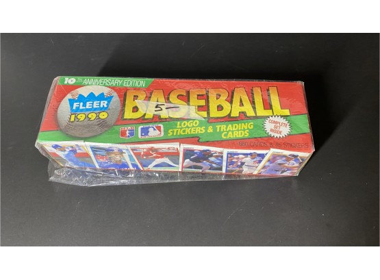 1990 Fleer Baseball Complete Set- Sealed - Wrapping Is Coming Off
