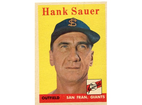 1958 Topps Hank Sauer #378