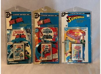 DC Bat Man And Superman Comic And Audio Cassette