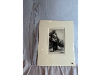 Orpheus, By Gustave Moreau, 1880s , Etching Alphone Lalauze Graphic Artist