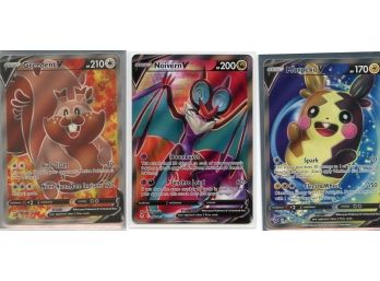 Pokemon Noivern V , Morpeko V , And Greedent V - 3 Cards