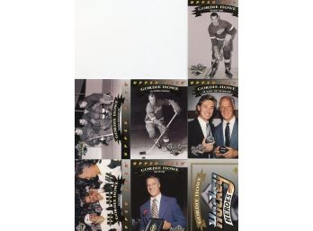 1992 Upper Deck Gordie Howe Hockey Heros #19, #21, #22, #24, #25, #26
