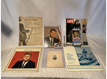 JFK Item Lot- Magazine, Albums, Etc.