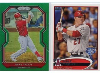 2 Mike Trout Cards