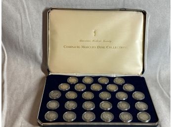Collection Of Silver Mercury Dimes