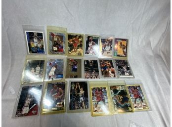 Various Basketball Cards-Reggie Miller, Hakeem Olajuwon, Joe Durmars, Chris Webber, And MORE!