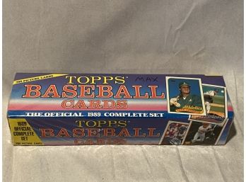 1989 Topps Baseball Cards Complete Sealed Set