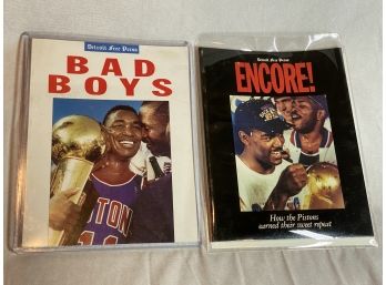 2 Detroit Free Press Magazines-Bad Boys & Encore! How The Pistons Earned The Sweet Repeat