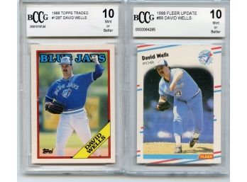 Daivd Wells  BCCG 10 Graded Cards