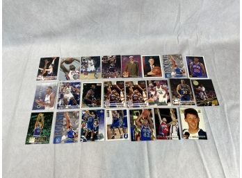 Basketball Card Lot-larry Johnson, Shawn Bradley, Dino Radia, And More!