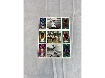 1993 Upper Deck Special Edition Ticket Look-a-like Cards-Hank Aaron, Mickey Mantle, Willie Mayes, TY Cobb