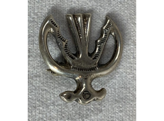Vintage Designer  Pin Marked Sterling