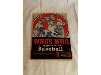1943 Who's Who In Major Leagues Baseball