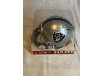 James Lofton Mini-helmet Raiders  With Beckett COA
