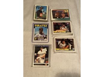 5 Pittsburgh Pirates Team Sets  89-92 Plus One 1986 Traded Topps Barry Bonds Rookie