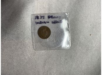 1875 Indian Head Penny