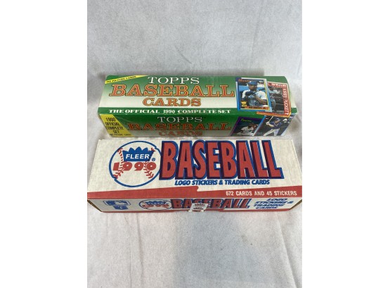 2 1990 Baseball Card Sets