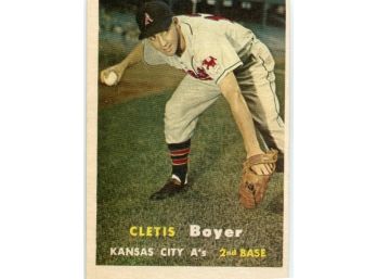 1957 Topps Cletis L. Boyer #121