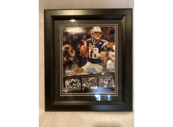 Tom Brady 12' X 14.5' Framed Superbowl Picture- New England Patriots