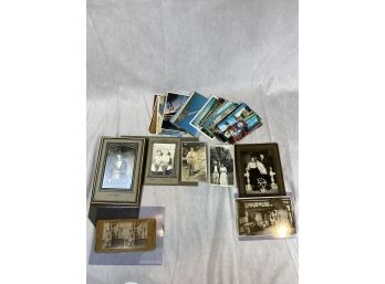 Lot Of Old Family Photos And Post Cards