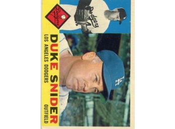 1960 Topps Duke Snider #493